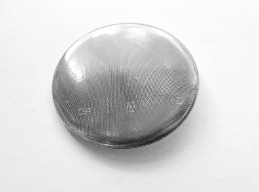 reflexbadge grå